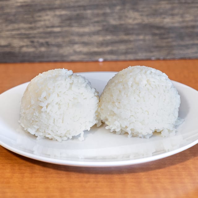Steamed Rice.